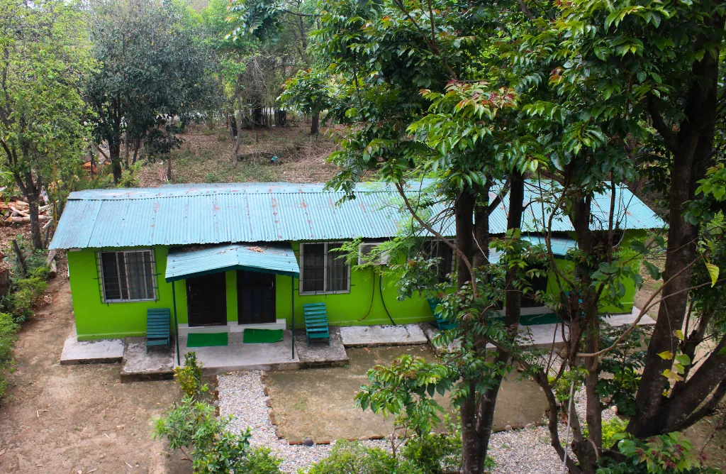Shuklaphanta Jungle Cottage eco resort aerial view — Kanchanpur, Far-Western Nepal